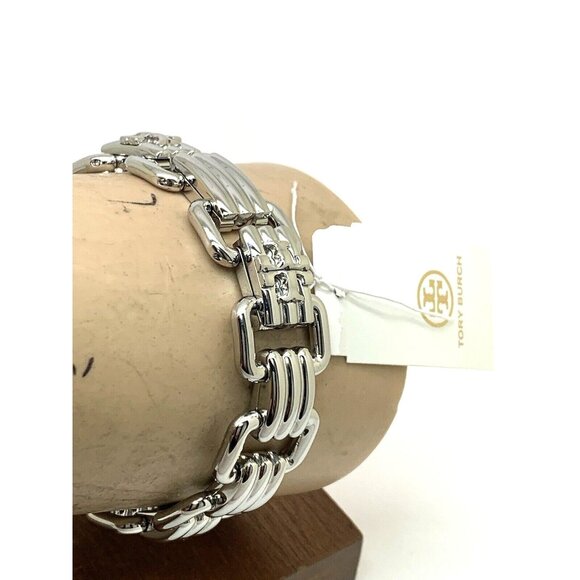 Tory Burch Womens Watch TBW1072 Eleanor Quartz Black Dial Silver Steel Tank 25mm main image 11